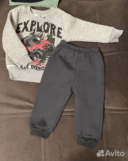 Костюм для мальчика теплый 74