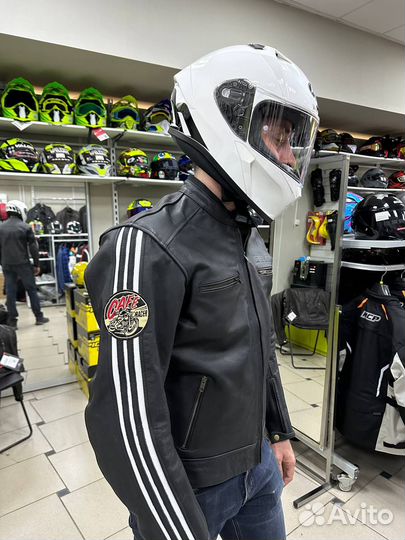 Кожаная куртка rush vintage