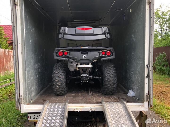 Мотоэвакуатор, Перевозка квадроциклов