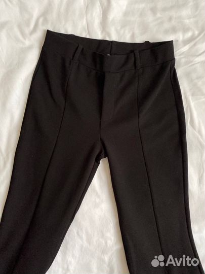 Брюки черные клеш женские