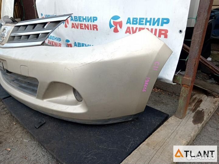 Бампер передний nissan tiida, tiida latio