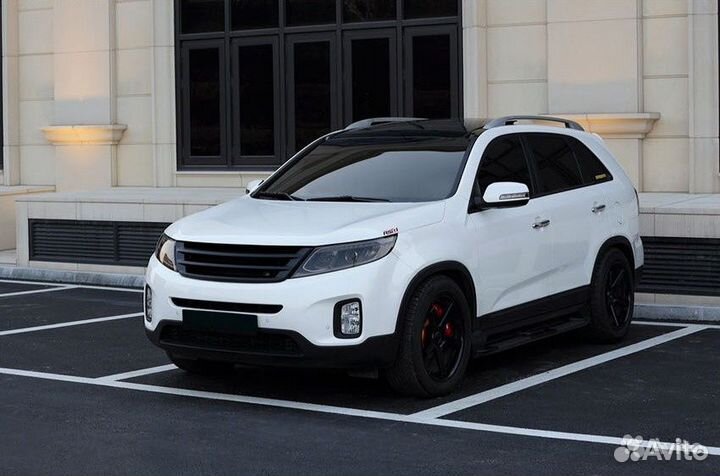 Тюнинг решетка радиатора RR на Kia Sorento R