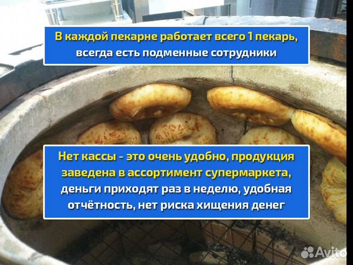 2 пекарни в супермаркете готовый бизнес