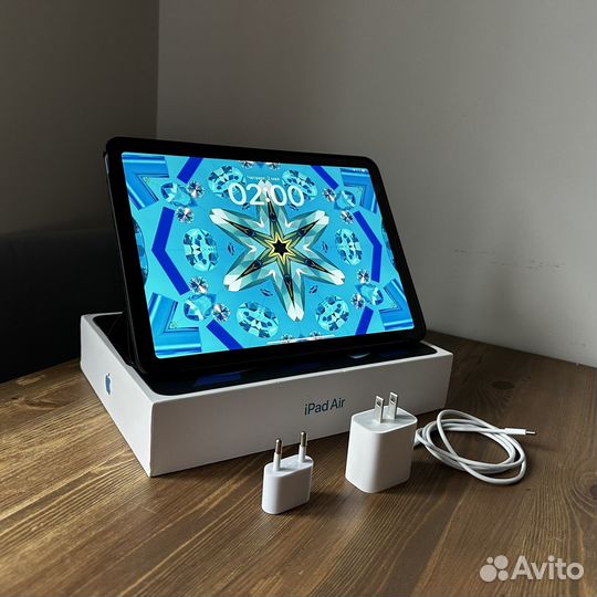 Как новый iPad Air 5 M1 256gb Blue