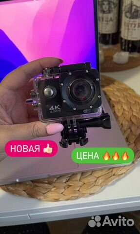 Экшн камера 4к sports / Новая