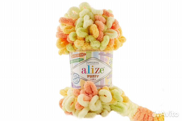Пряжа ализе пуффи колор