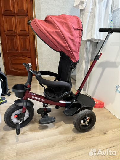 Велосипед трехколесный Kreiss Премиум с тентом