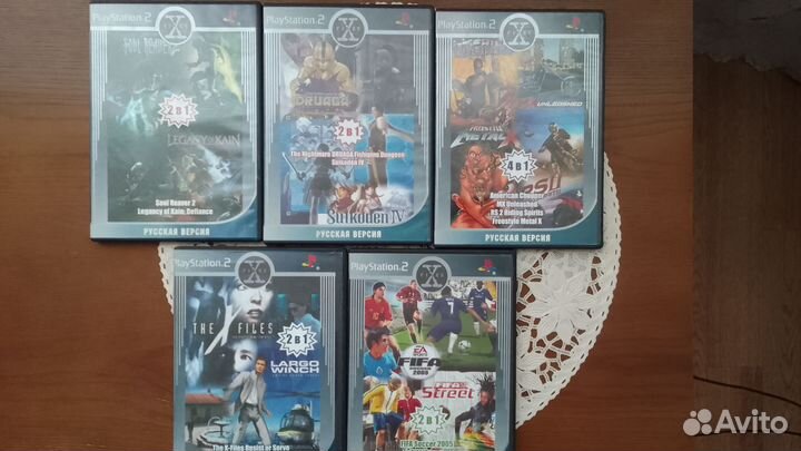 Игровые диски на ps2
