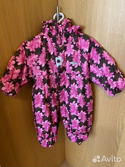 Зимний комбинезон для девочки 68