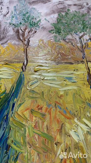Картина маслом на холсте Большая