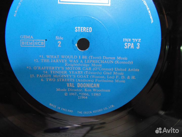 Пластинка (LP). Val Doonican.357