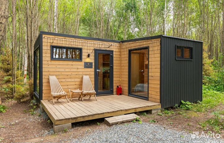 Эко дома из цельного дерева