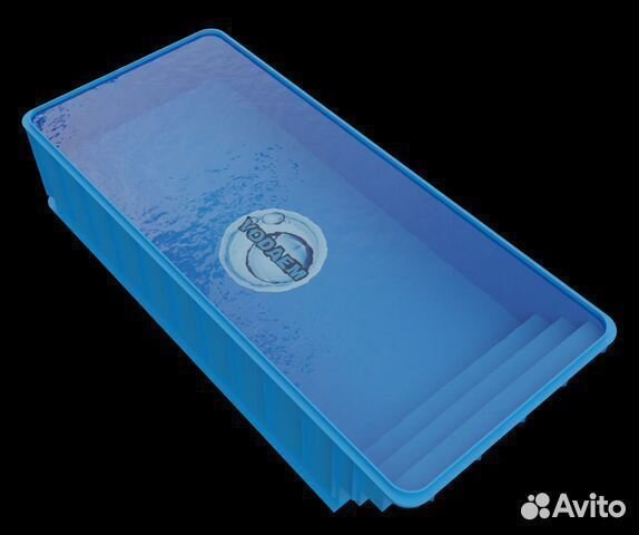 Бассейн 8x3x1.5 с подогревом