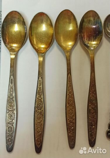 Чайные ложки мельхиор