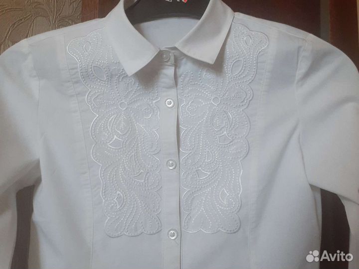 Блузка белая для девочек