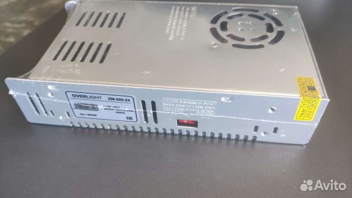 Блок питания на 24 вольта - 500вт, 20А