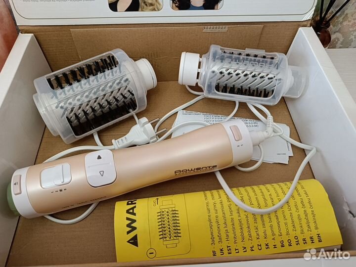 Фен щетка rowenta новая