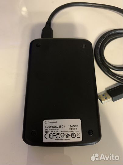 Переносной жёсткий диск Transcend TS640GSJ25D3