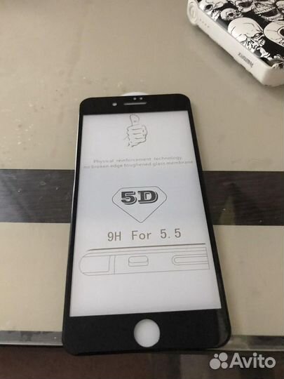 Защитное стекло iPhone 7 plus