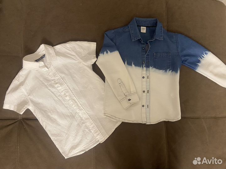 Рубашки на мальчика 110-116