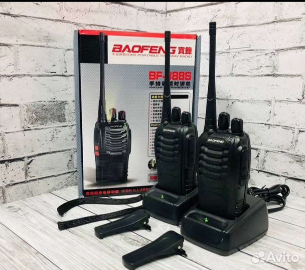 Рации Baofeng bf-888s Новые 2 шт.ком(USB зарядное)