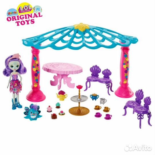 Enchantimals Чаепитие Пэттер Павлины и Флэпа