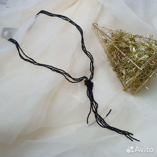 Длинное колье из бисера Fashion