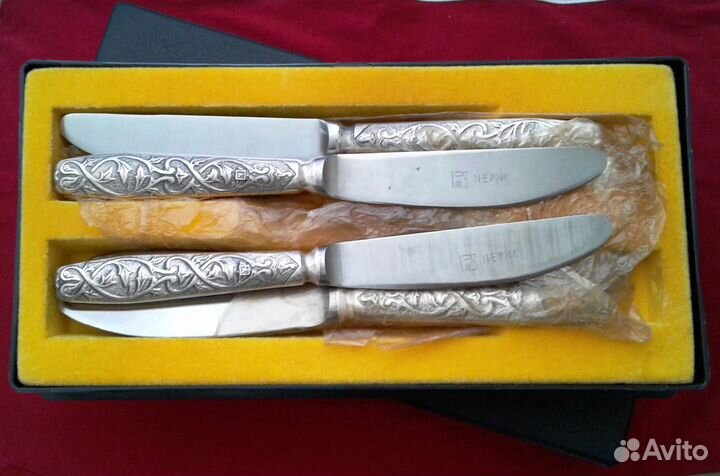 Столовые ножи из мельхиора