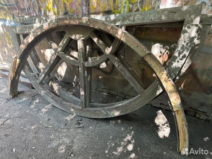 Рама гаражная оконная - большая - дуб