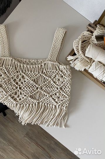 Изделия в стиле макраме из качественных материалов