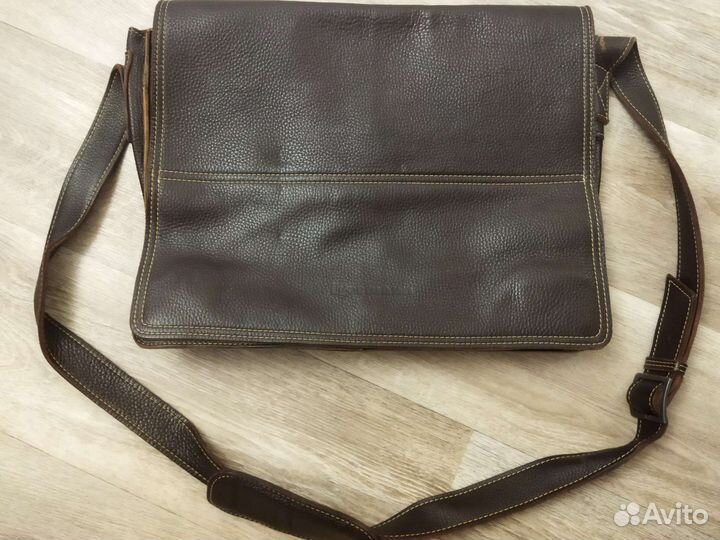 Сумка для ноутбука кожанная