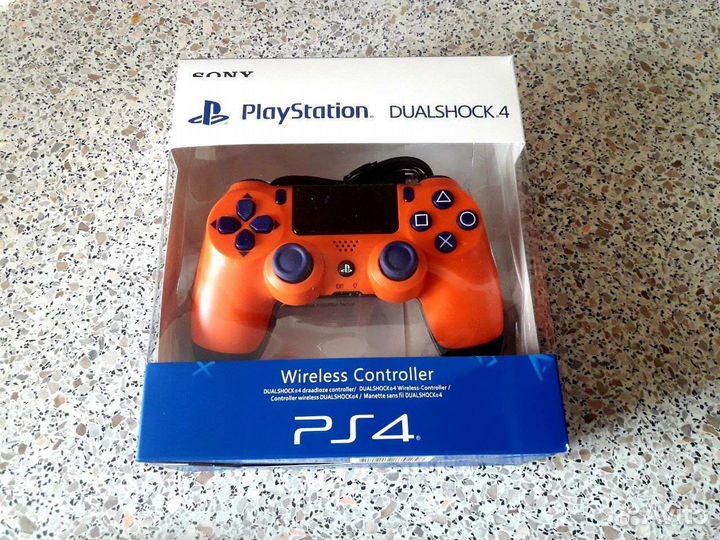 Геймпад Джойстик Playstation Dualshock 4 Оранжевый