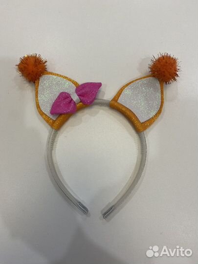 Ободок для волос ручной работы бант