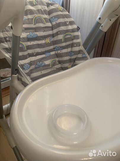 Стул для кормления babyton 2 в 1 качели