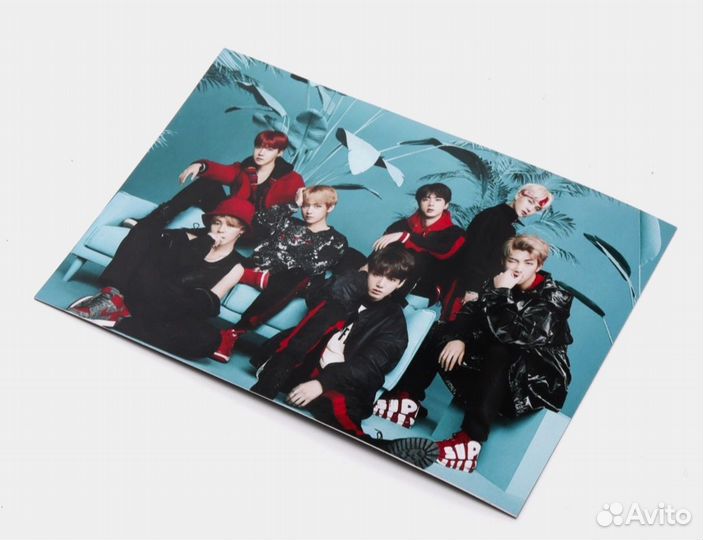 Гибкий магнит на холодильник. Бтс (Bts)