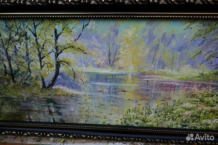 Картина : грунт, картон, простынь