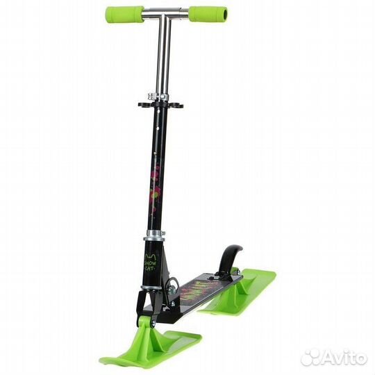 Самокат снегокат 2 в 1