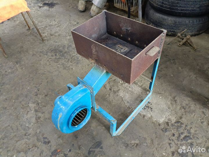 Самодельный Горн с электро поддувалом 12В