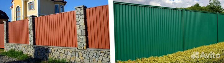 Забор из профнастила