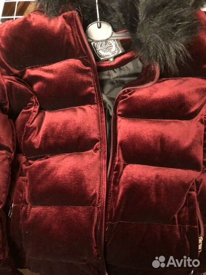 Куртка пуховик бархатная Killstar