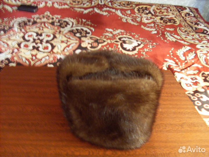 Норковая шапка размер 58-59