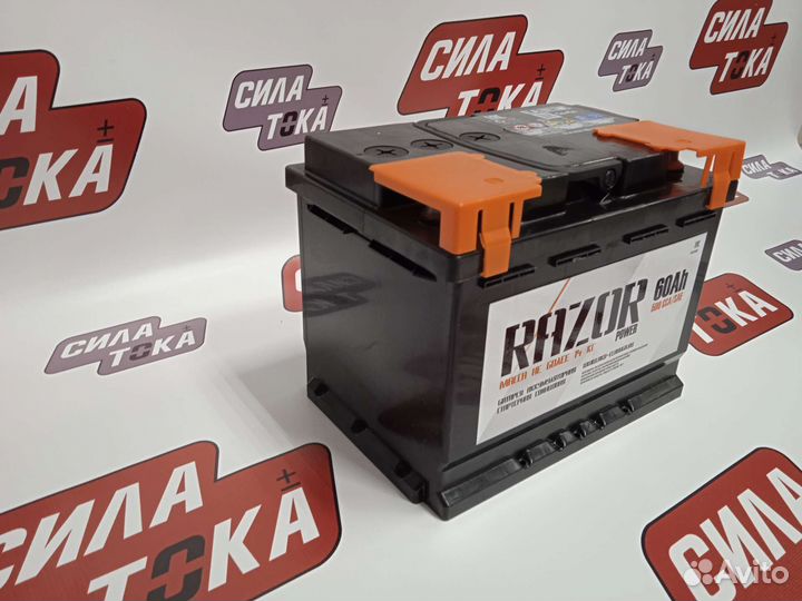 Аккумулятор razor 60AH 500A 12V