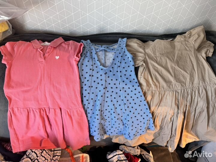 Вещи пакетом на девочку zara hm mango 110-116