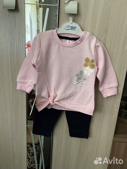 Костюм двойка для девочки новый
