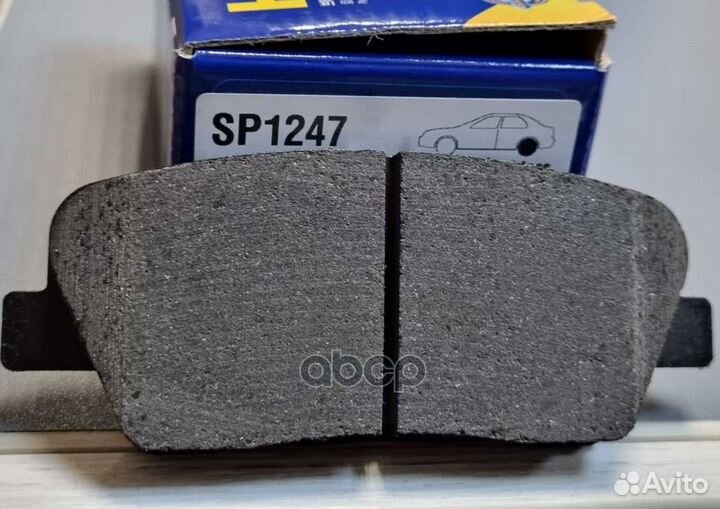 Колодки тормозные задние к-кт sangsin SP1247 Sa