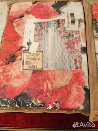 Новые фото шторы на 2 окна