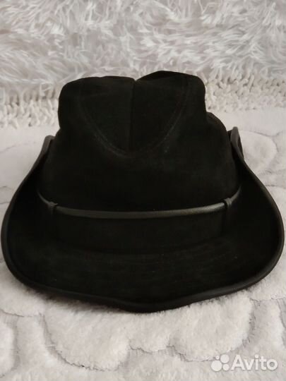 Шляпа демисезонная женская из замши Мехико