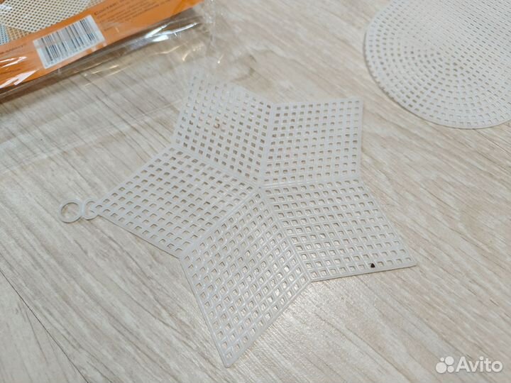 Канва пластикая сумочка 2 шт,шестиугольник