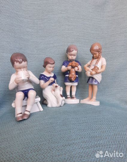 Фарфоровые статуэтки Bing & Grondahl, Дания