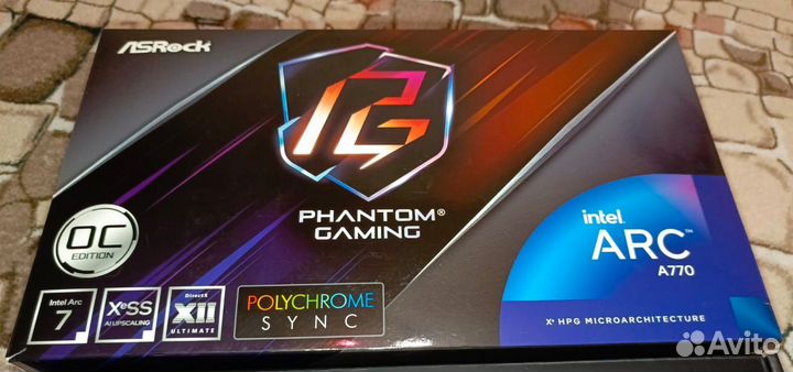 ASRock Intel Arc A770 Phantom Gaming D OC 16 гб